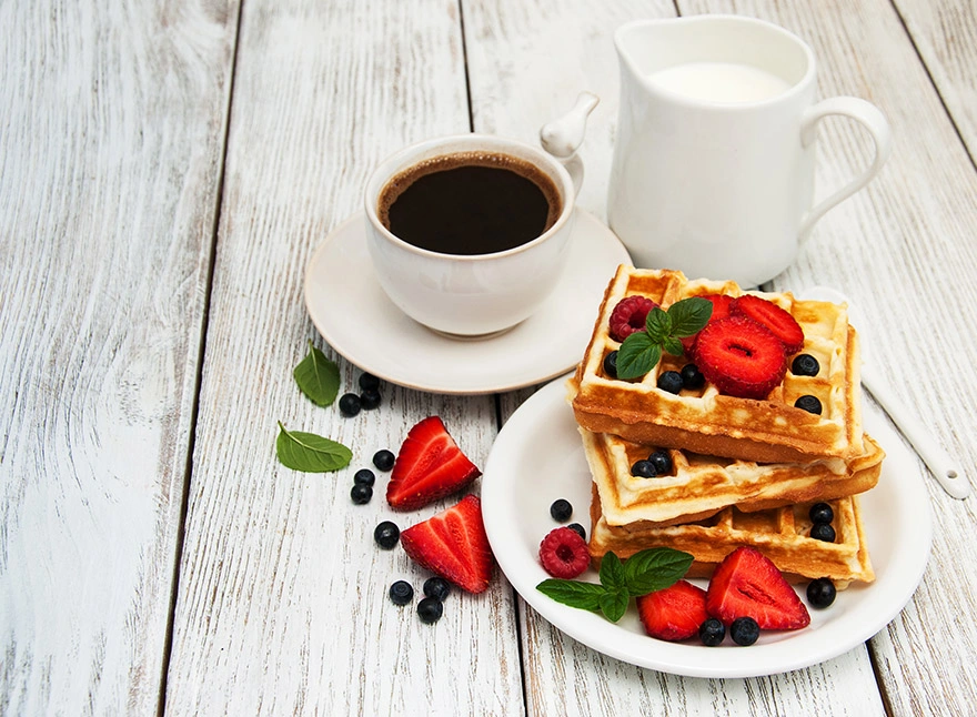 Waffle Breafkast